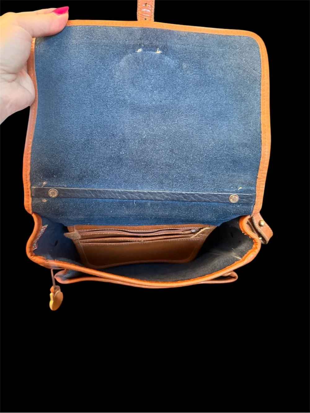 Vintage Dooney & Bourke All-Weather Leather Surrey Carrier bag